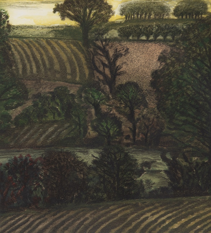 <span class=%22title%22>East Kennet, from: Wiltshire Landscapes<span class=%22title_comma%22>, </span></span><span class=%22year%22>1989-92</span>