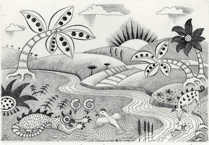 Brian Hanscomb Sunrise Over Imagined Land