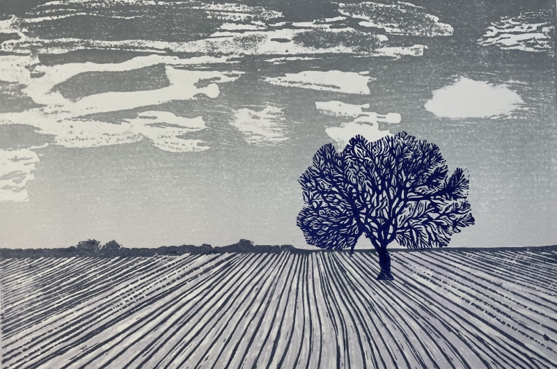 Liz Hartley Lone Oak - Winter Blues