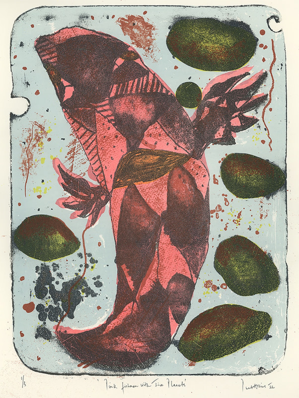 Paul Atkins Pink Fishman with Five Planets
