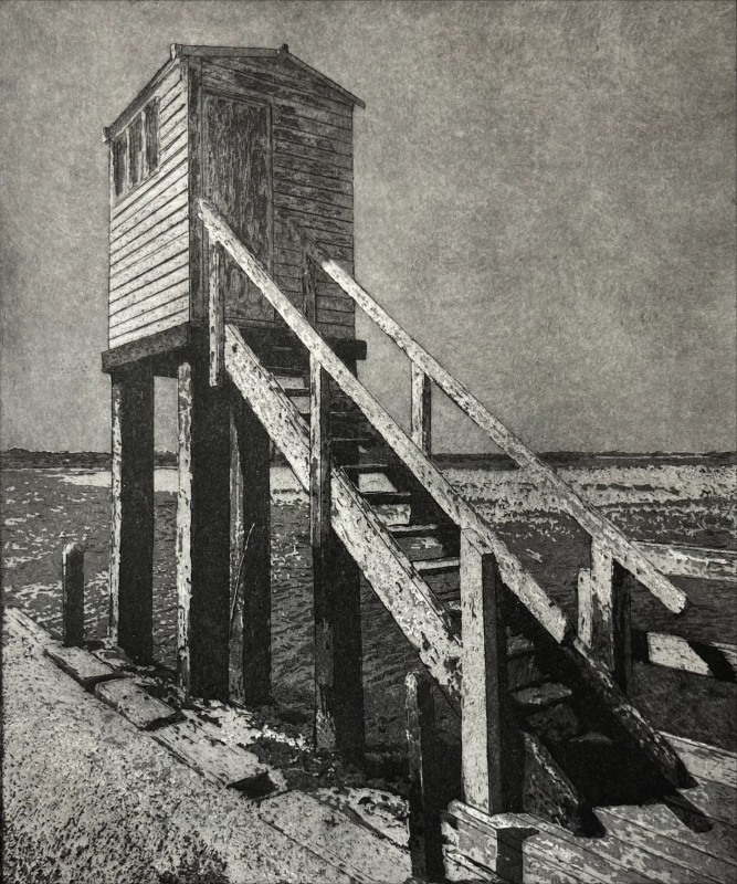 Chris Otley Refuge Tower, Lindisfarne Causeway