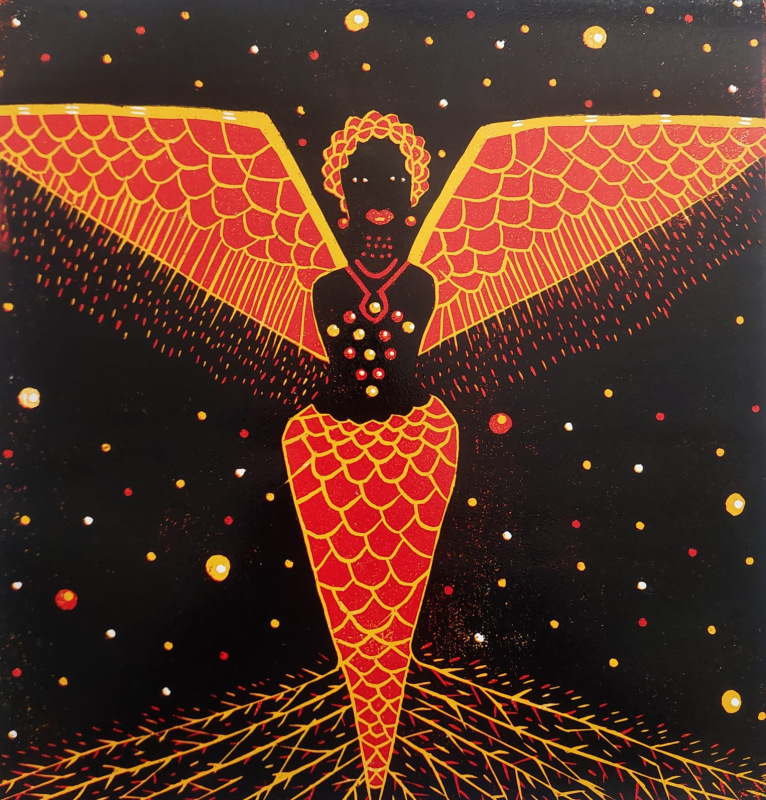 Mbugua Kimani Fractured Earth Series - Broken Wings