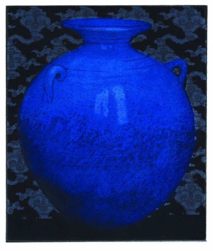 Glynis Porter Big Blue Pot II