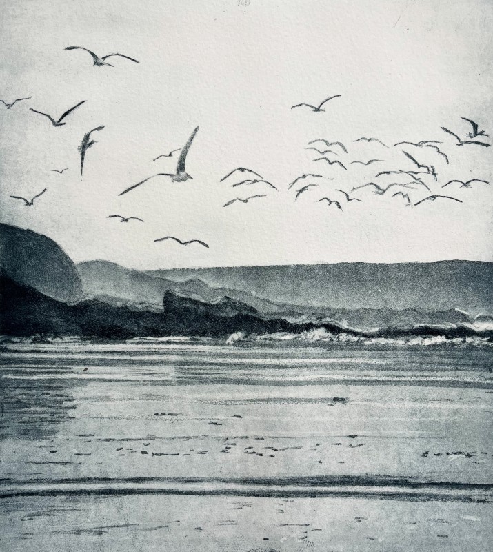 Ley Roberts Low Tide, Polzeath Towards The Narrows