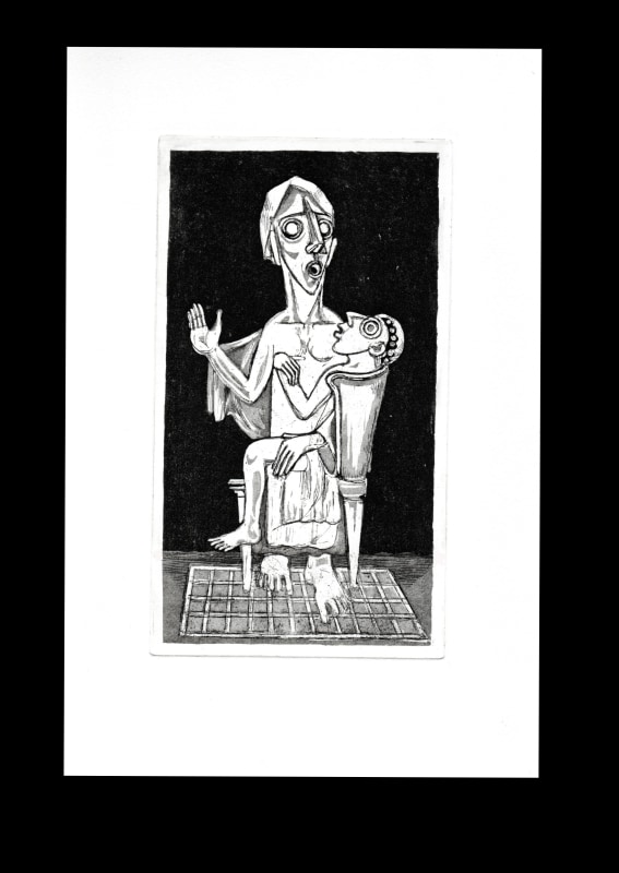 Rosalind Whitman Goddess With Dead Child I