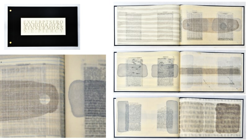 Sioban Piercy Excerpts of Plain Sermons