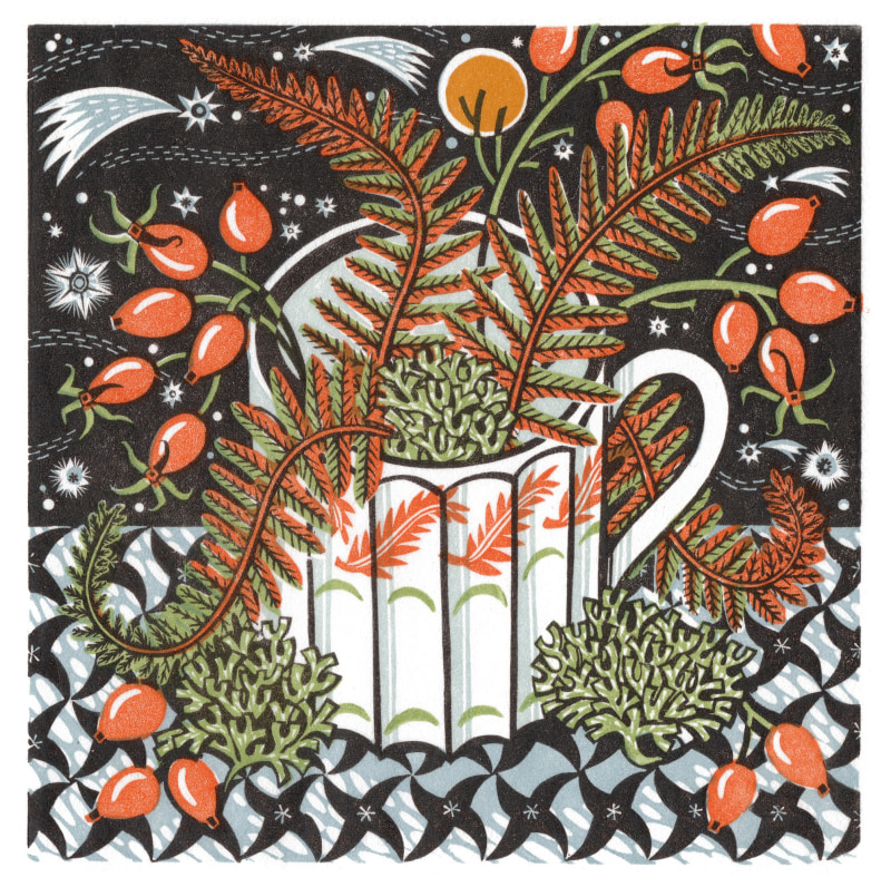 Angie Lewin RWS RE, Fern Cup