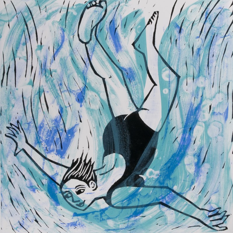 Anita Klein PPRE Hon RWS, Diving in Summer