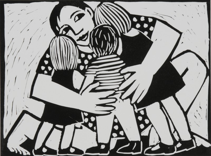 Anita Klein PPRE Hon RWS, Hugging The Children