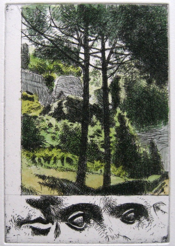 Michael Middleton RWS RE, Poets In A Landscape