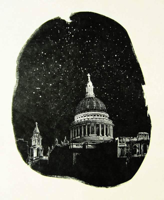 Anne Desmet RA RE, St Paul's Catherdral: Stars