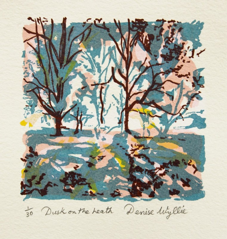 Denise Ballard-Wyllie ARE, Dusk on the Heath