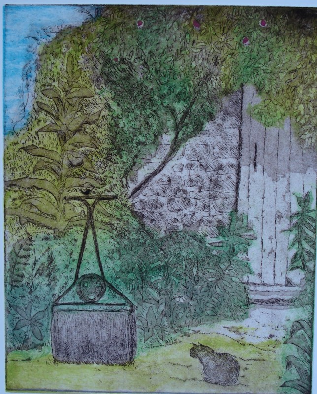 Hilary Adair RE, The Garden Roller