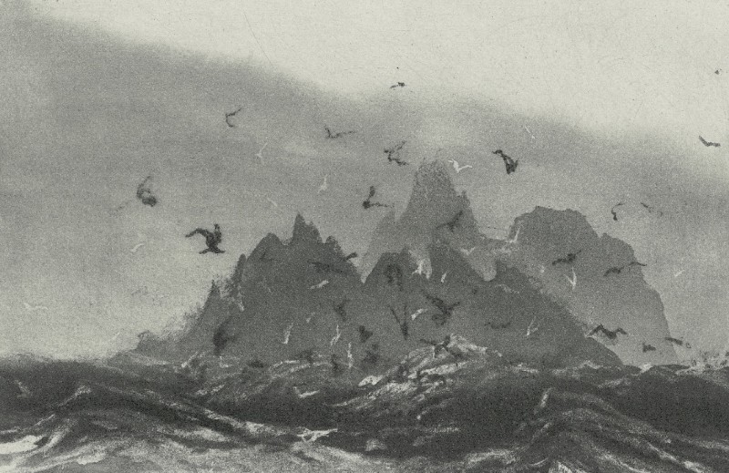 Norman Ackroyd RA Hon RE, Skelling Rocks