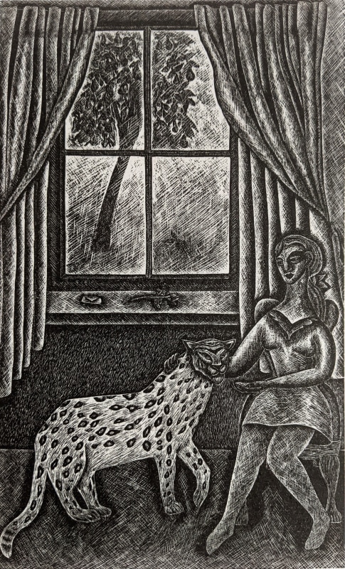 Linda Landers RE, Pear Tree and Snow Leopard