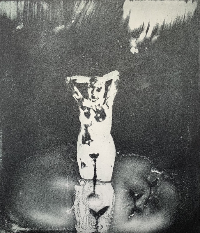 Flora McLachlan RE, Washing By Moonlight (Mirrored In The Pool)