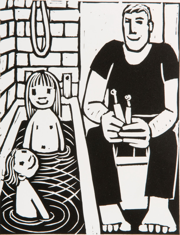 Anita Klein PPRE Hon RWS, Henry Does Bathtime