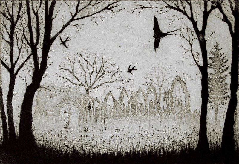 Tim Southall ARE, Swallows Over the Abbey