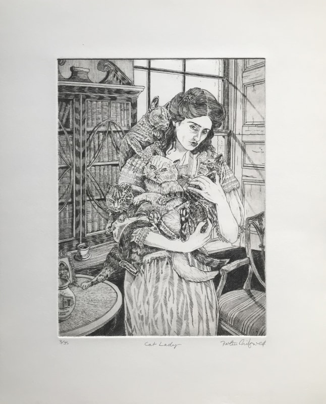 Martin Ridgwell RE, Cat Lady