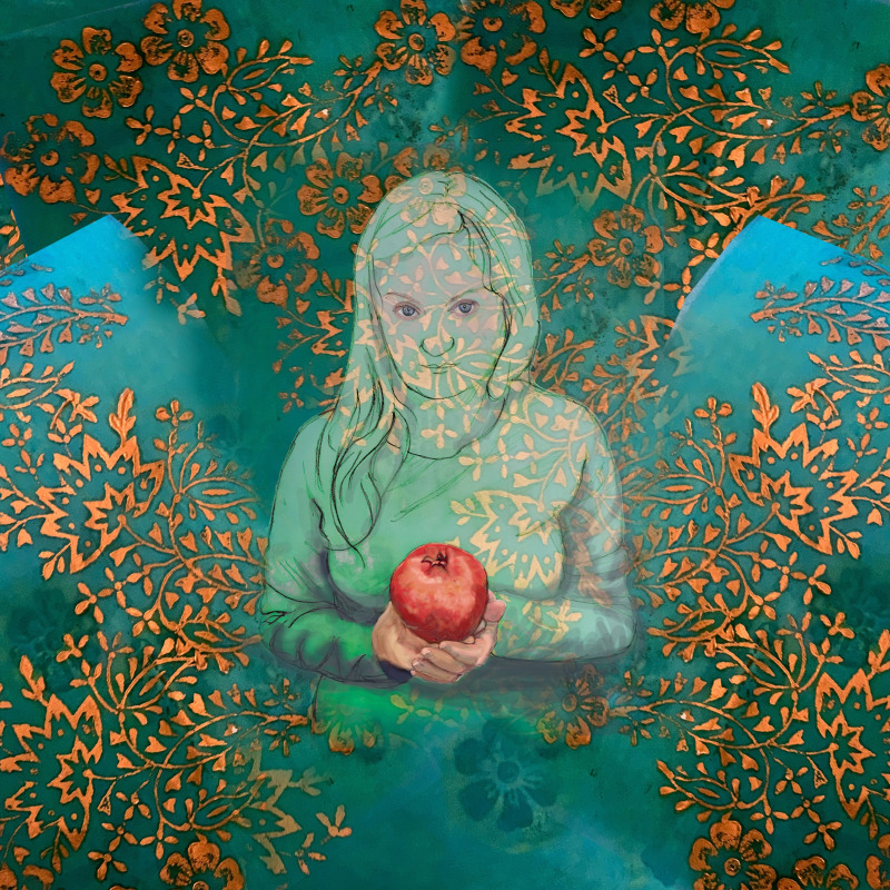 Denise Ballard-Wyllie ARE, Pomegranate Offering