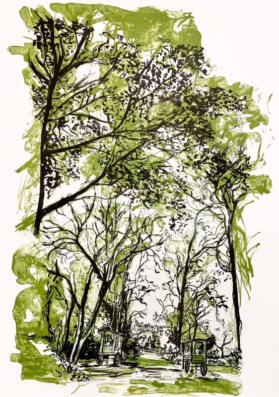 Denise Ballard-Wyllie ARE, Chelsea Physic Garden Spring Maidenhair Trees
