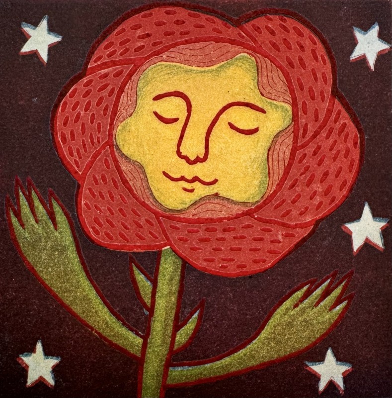 Katya Timoshenko RE, The Rose, from The Little Prints series