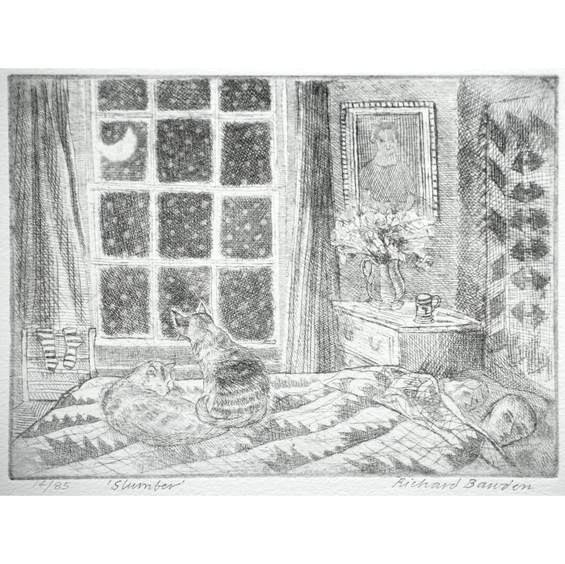 Slumber, etching