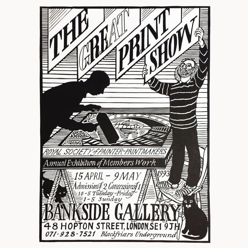 Poster for RE Annual Members Show, 1993