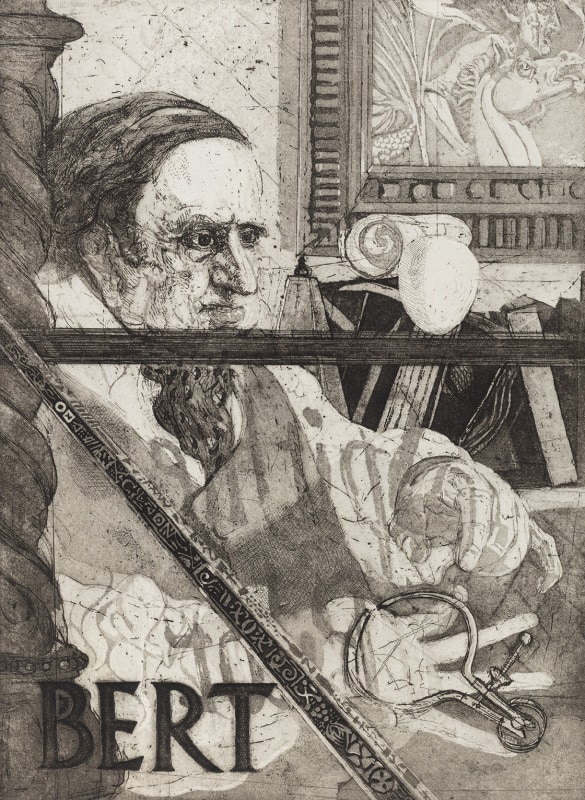 Michael Fell Hon RE, Bertolde-N, etching