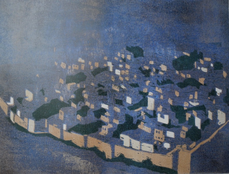 Old Town, woodcut