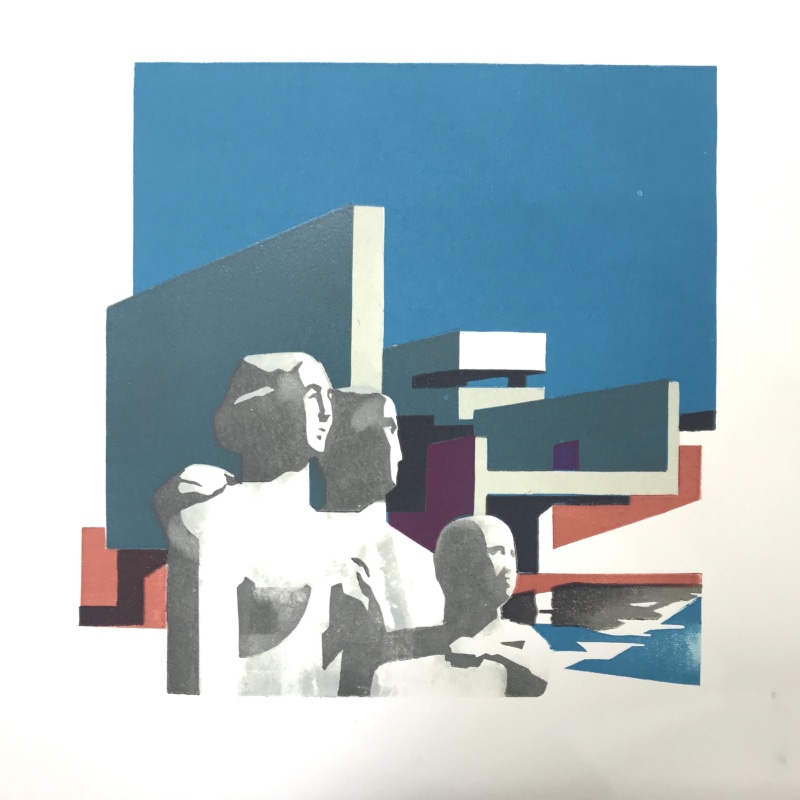 the print in late stage of printing