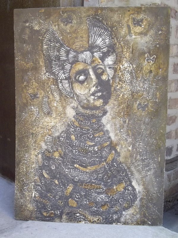 Collagraph plate...