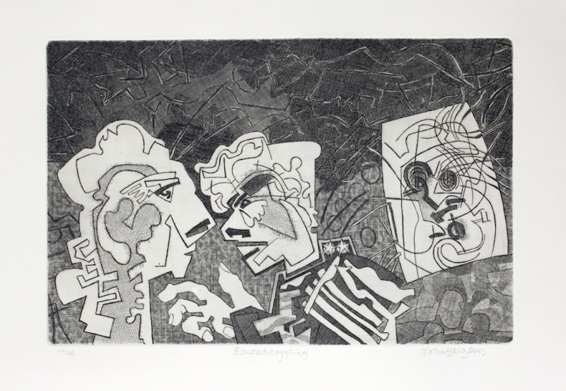 Eavesdropping, etching