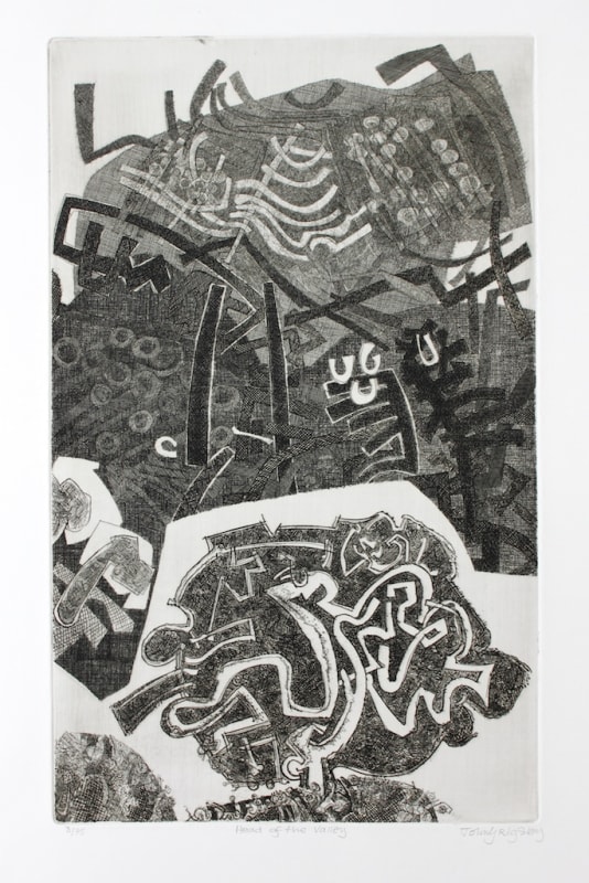 Head of the Valley, etching