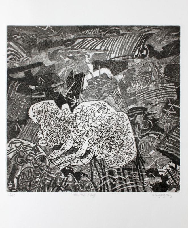 On the Edge, etching
