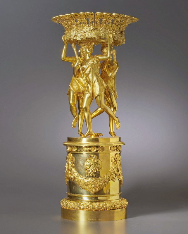 An Empire figural centrepiece by Pierre-Philippe Thomire , Paris, date circa 1815