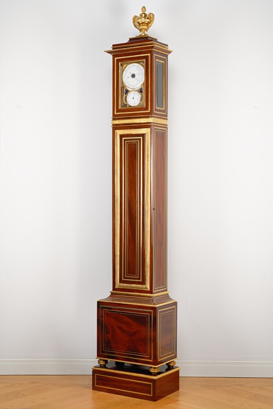 A month going longcase regulator with mean and sidereal time by Antide Janvier, No. 215, Paris, dated 1795