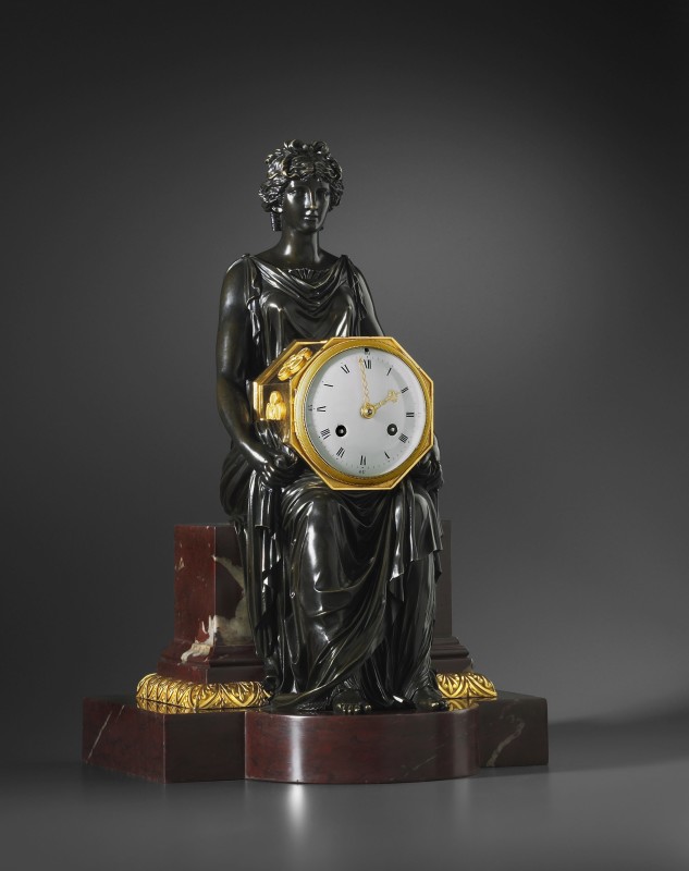 An Empire mantel clock, Paris, date circa 1800
