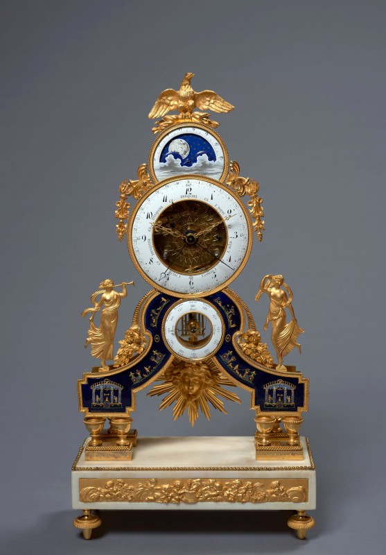 A Directoire skeleton clock, Paris, date circa 1795