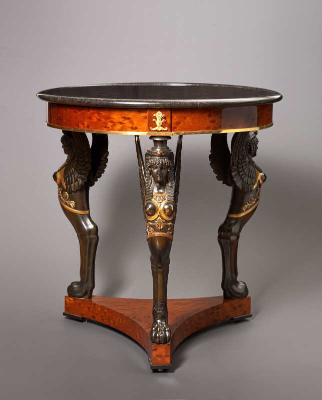Jacob-Desmalter (attributed to), A Directoire guéridon probably by either Jacob-Desmalter et Cie or Adam Weisweiler in collaboration with Martin-Eloy Lignereux, Paris, date circa 1800-05