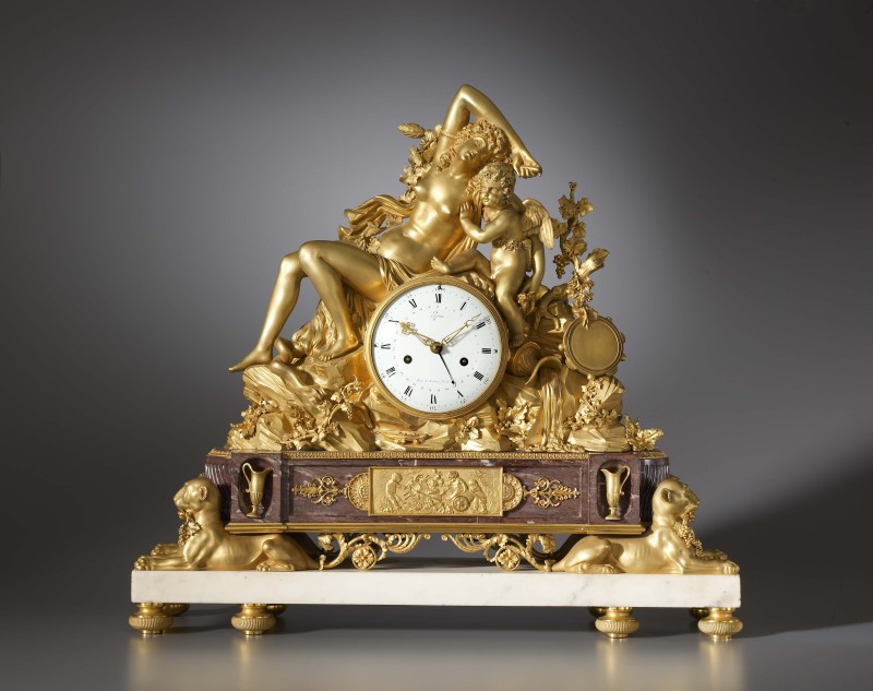 A Louis XVI mantel clock by Jean-Antoine Lépine, the case attributed to Pierre Philippe Thomire, Paris, date circa 1790