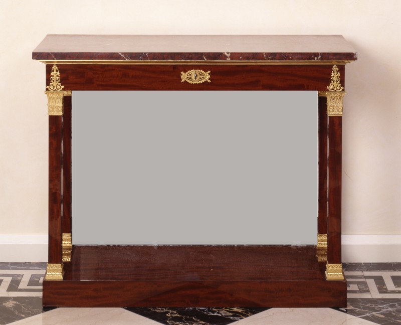 An Empire console table attributed to Jacob-Desmalter et Cie., Paris, date circa 1805