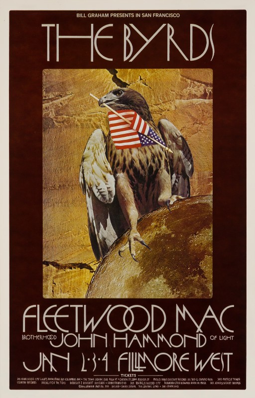 David Singer, The Byrds and Fleetwood Mac, 1970