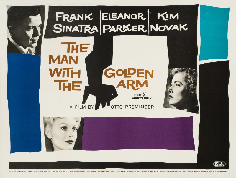Saul Bass, The Man With The Golden Arm, 1956
