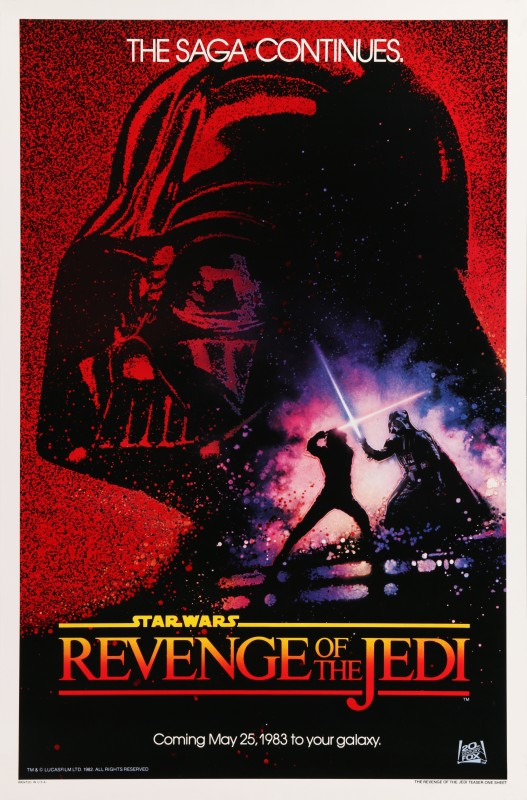 Drew Struzan, Star Wars: Return of the Jedi (Revenge of the Jedi), 1983