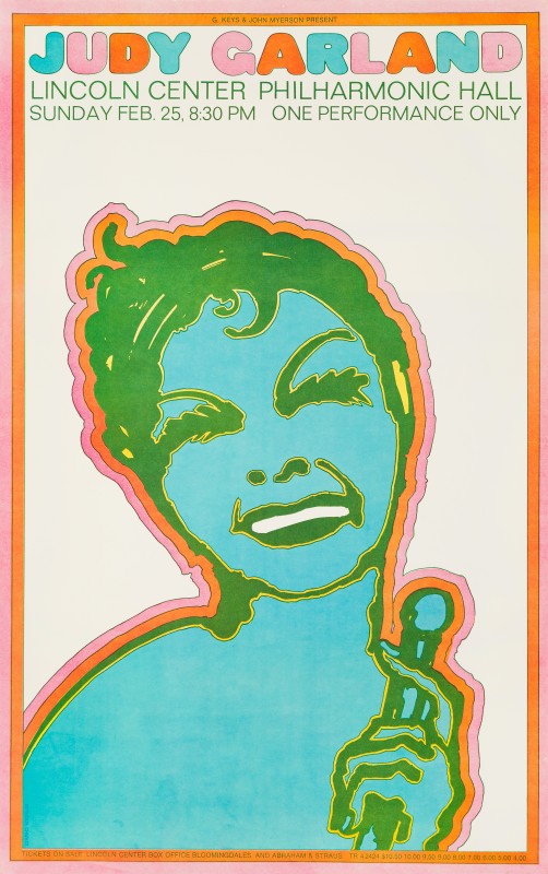 Seymour Chwast, Judy Garland, 1968