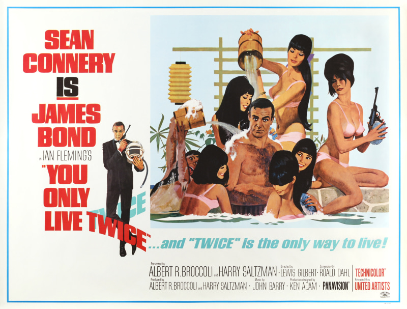 Robert McGinnis, You Only Live Twice, 1967
