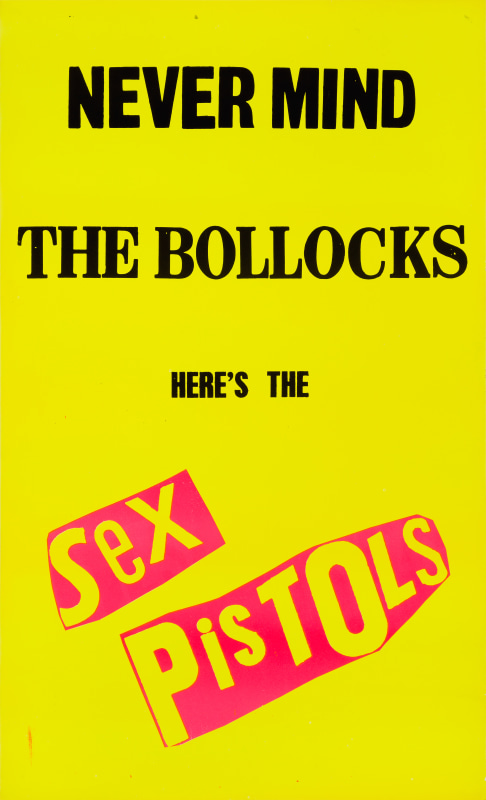 Jamie Reid, Sex Pistols 'Never Mind The Bollocks' , 1977