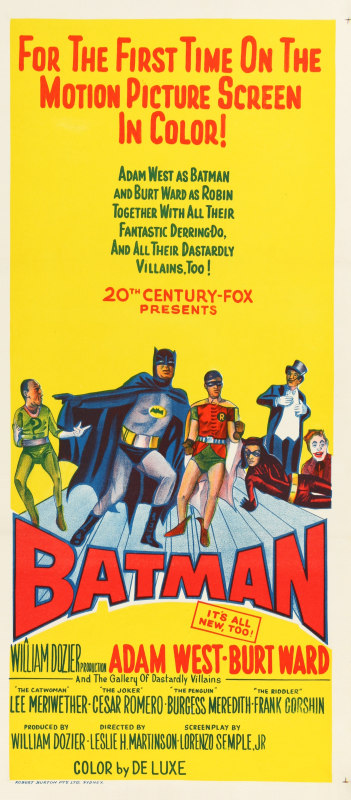 1966 Batman Japanese Film Poster Print