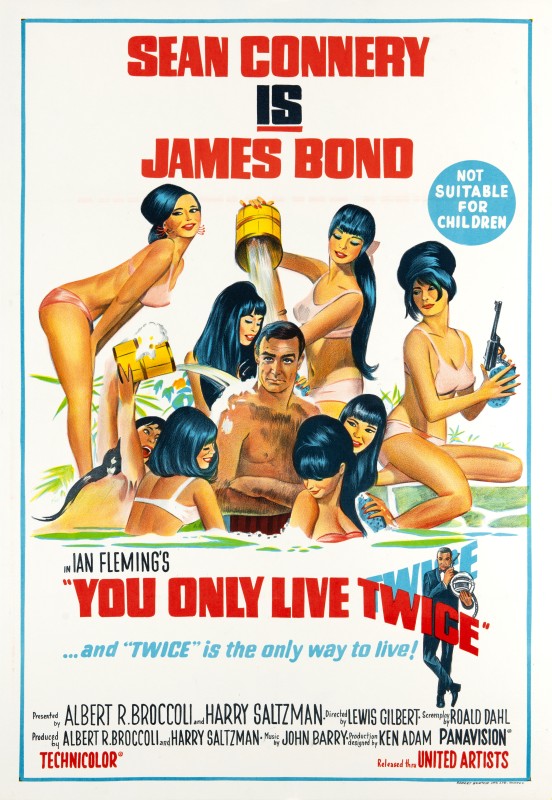 Robert McGinnis, You Only Live Twice, 1967